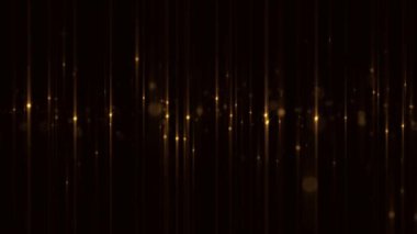 Abstract Gold Filaments Background Seamless Looping