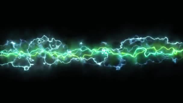 Dynamic Electric Arcs Action Loop Animation Einer Comic Manga Dynamisch — Stockvideo