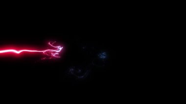 Soyut Duman Akıcı Efekti Soyut sıvı fx arkaplanının Kusursuz Döngüsü / 4k animasyonu Zarif duman çizgileri ve dikişsiz döngüsü