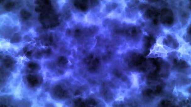 Abstrait Ondes d'énergie fractale Arrière-plan Boucle / animation 4k d'un fond imaginaire abstrait avec effet de turbulence de fumée fractale et mouvement des modèles d'énergie, boucle sans couture 