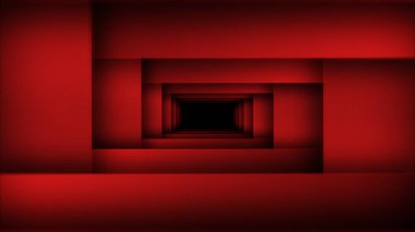 Düz geometrik şekilli soyut bir arkaplan tasviri