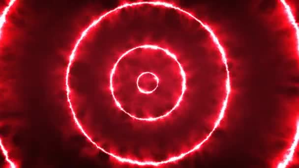 Cercles d'énergie de feu Boucle de fond 