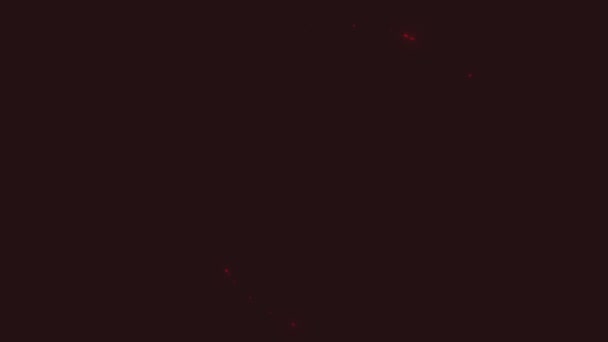 Microscópio Surto Coronavírus Covid View Animações Fundo Microscópio Científico Abstrato — Vídeo de Stock