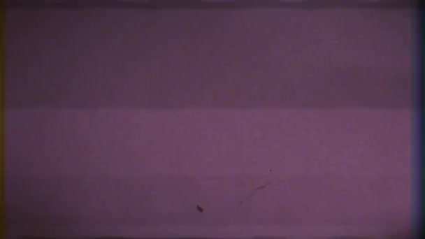 Abstraktní Vhs Old 8Mm Film Textura Závadou Animace Abstraktního Pozadí — Stock video