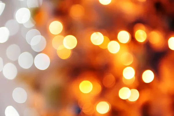 Fondo Celebración Hermosas Luces Rasfokus Guirnaldas Navidad — Foto de Stock