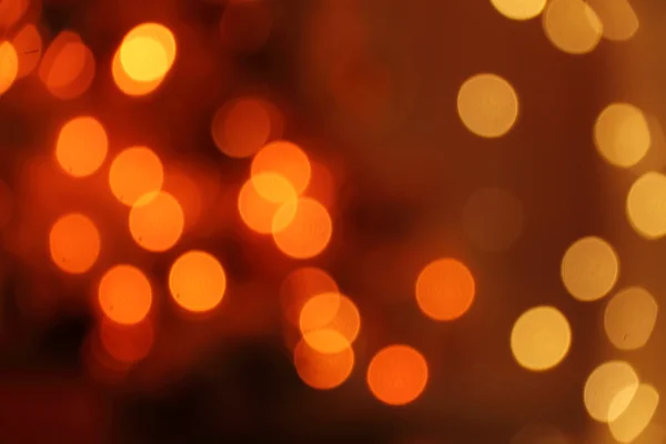 Celebratory Background Beautiful Rasfokus Lights Christmas Garlands — Stock Photo, Image