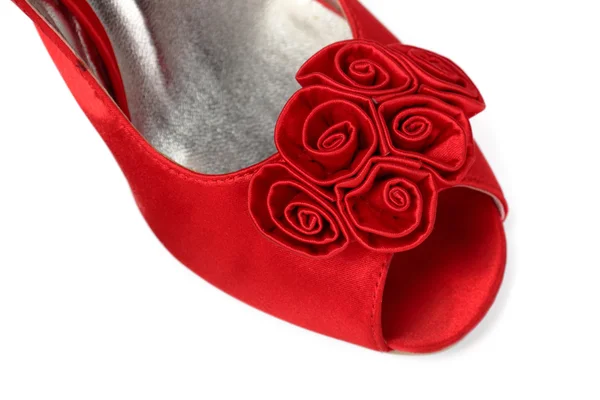 Sapatos Femininos Sapatos Femininos Clássico Saltos Vermelhos — Fotografia de Stock