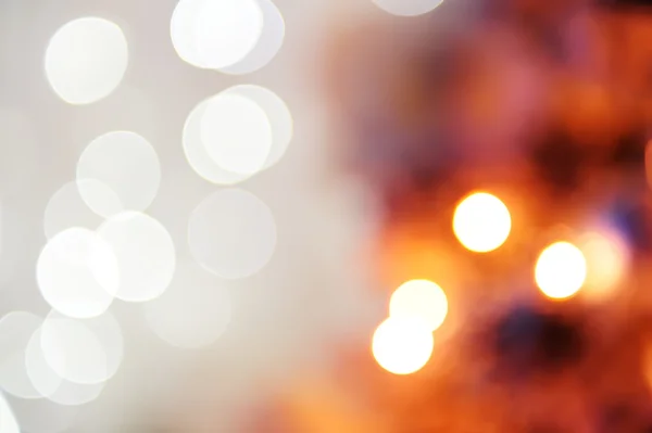 Fondo Celebración Hermosas Luces Rasfokus Guirnaldas Navidad Fondo Luz Abstracta — Foto de Stock