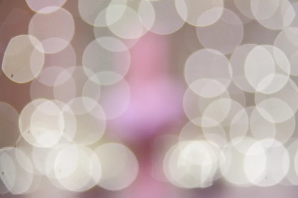 お祝いの背景 クリスマスガーランドの美しいラスフォカスライト — ストック写真