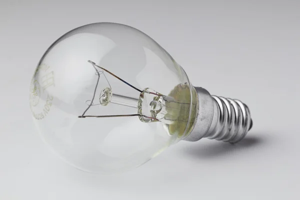 Lampe Électrique Sur Fond Blanc — Photo