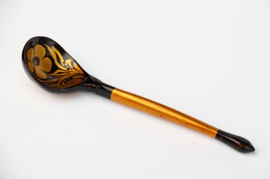 Tahta kaşık boyalı.