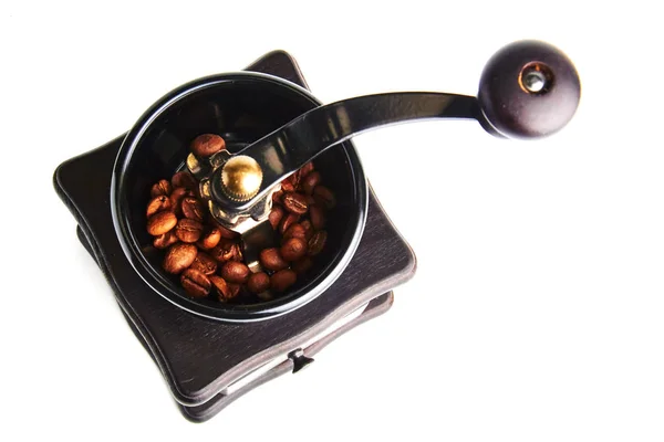 Hand Grinder Coffee Beans — Stock Photo, Image