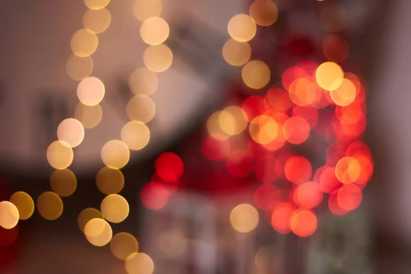 Boże Narodzenie Choinka Oświetlenie Urlop Impreza Świąteczne Dekoracje — Zdjęcie stockowe