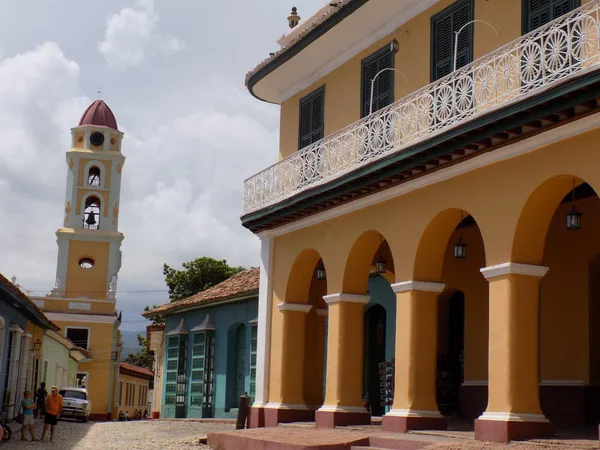 Perspectiva calle Trinidad Cuba — Zdjęcie stockowe