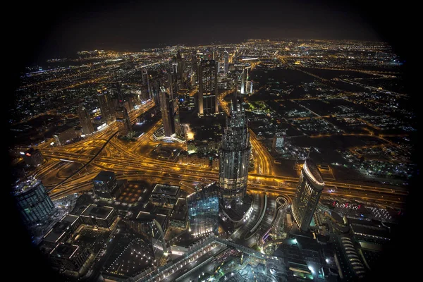gece Burj Khalifa görünümünde