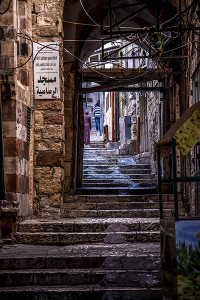 Bethlehem gasse architekturen und gebäude — Stockfoto