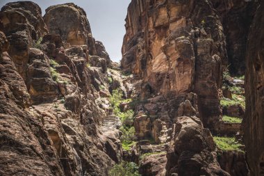 Petra Ürdün dağlar görünümü
