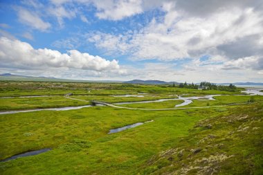 İzlanda manzara görünümü
