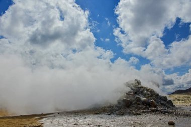İzlanda manzara görünümü