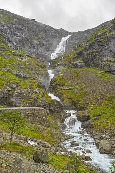 Норвегія пейзажі через фіордами — стокове фото