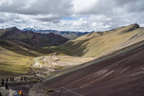 Rainbow Mountain Hike — Stock Photo, Image