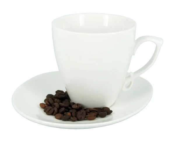 White ceramic coffee cup. — Stock Photo, Image