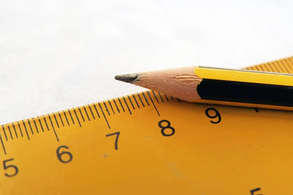 Measuring tool. Construction drawing tool. — Stock Photo, Image