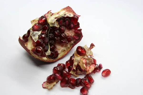 Cut Pomegranate Pomegranate Cut Slice Pomegranate — Stock Photo, Image