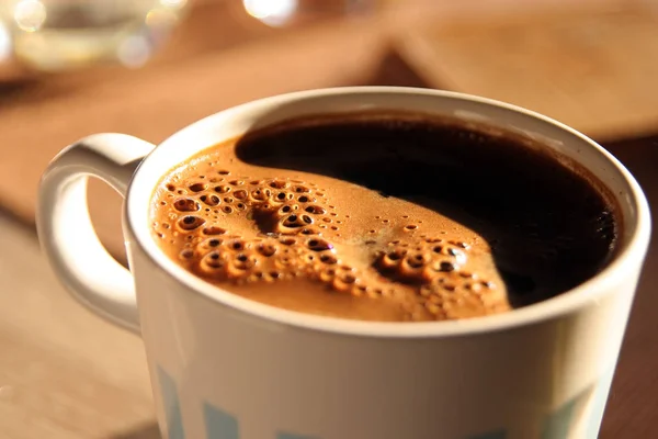 Cup Hot Coffee Sun Shade Cup Coffee — Stock Photo, Image