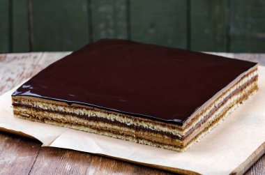 Klasik Fransız Opera pastası.