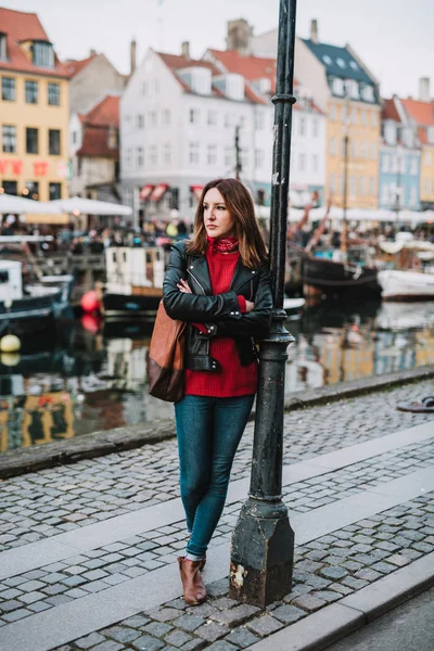 コペンハーゲンでの女性 — ストック写真