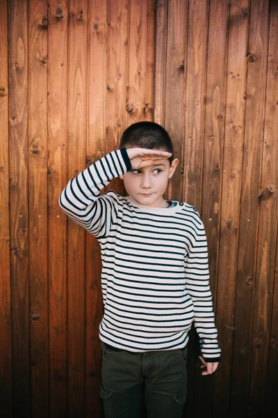 6 år gammal pojke — Stockfoto