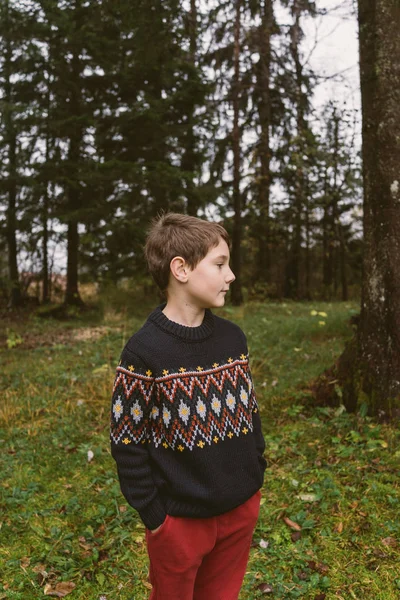 Niño en la naturaleza — Foto de Stock