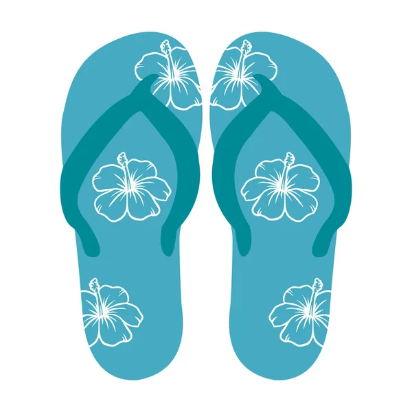 Chanclas de playa — Archivo Imágenes Vectoriales