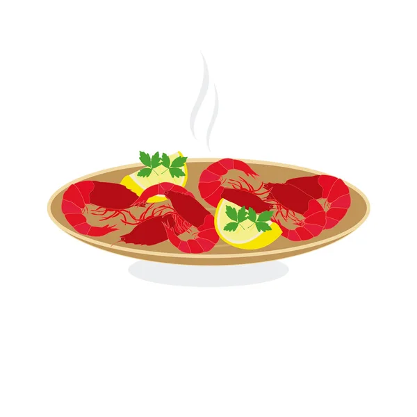 vektör ızgara karides