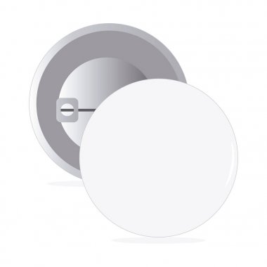 Beyaz yuvarlak pin