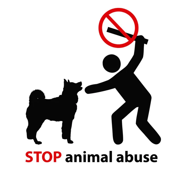 Animal abuse imágenes de stock de arte vectorial | Depositphotos