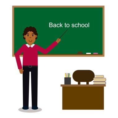 Afrika öğretmen sınıfta