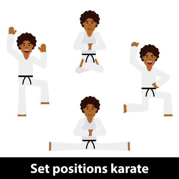 Afrikalı Çocuk karate yapıyor