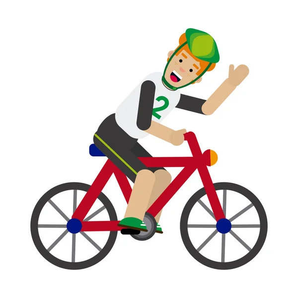 Bisiklet süren çocuk.