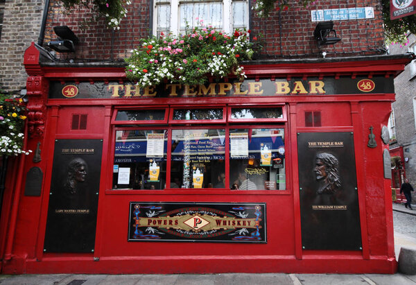 Temple bar in Dublin downtown, Ireland