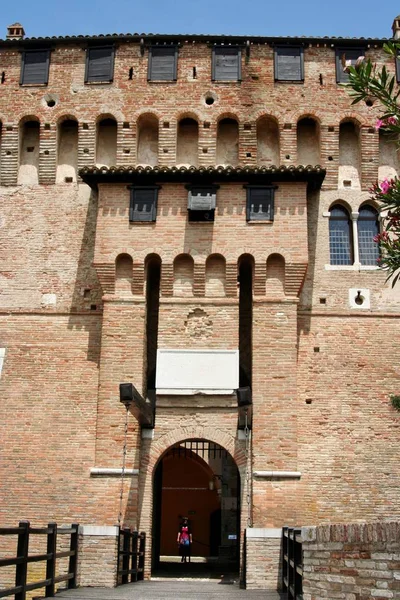 Κάστρο Gradara, κεντρική Ιταλία — Φωτογραφία Αρχείου