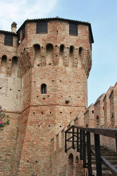Gradara Castle, orta İtalya — Stok fotoğraf
