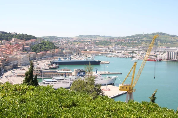 Landscape of Ancona harbor — Stock Photo, Image
