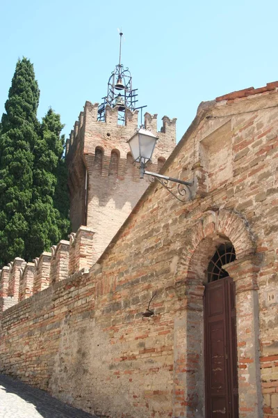 Замок Стране Недалеко Анконы Италия — стоковое фото