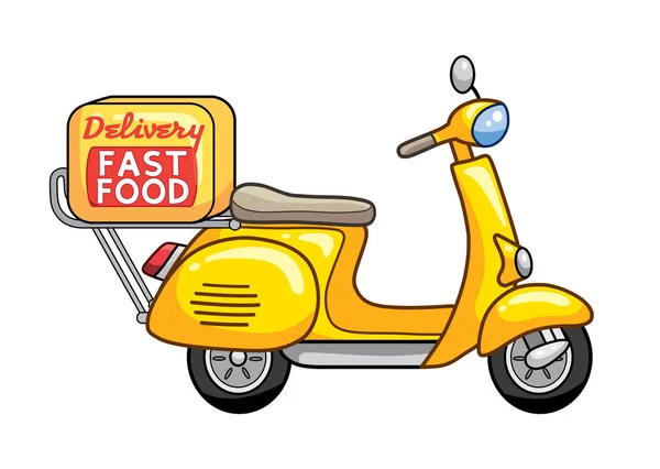 Sarı teslim scooter 