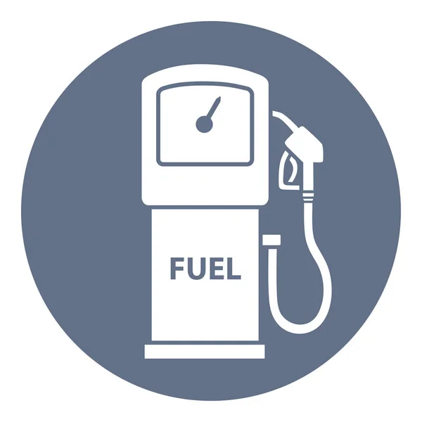 Benzin üzemanyag-szivattyú állomás — Stock Vector
