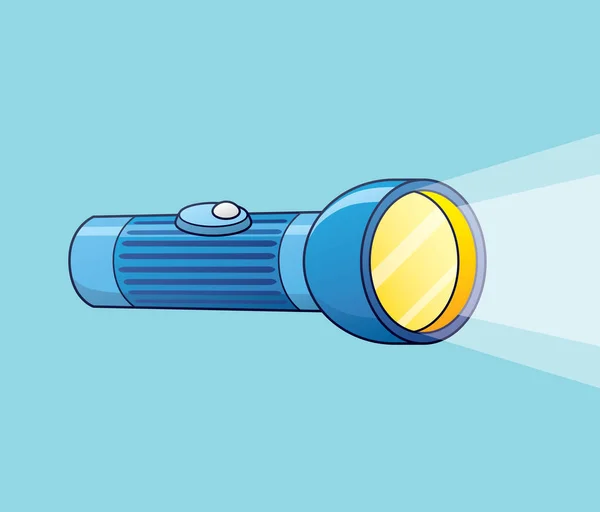 Switched-on aydınlık feneri.