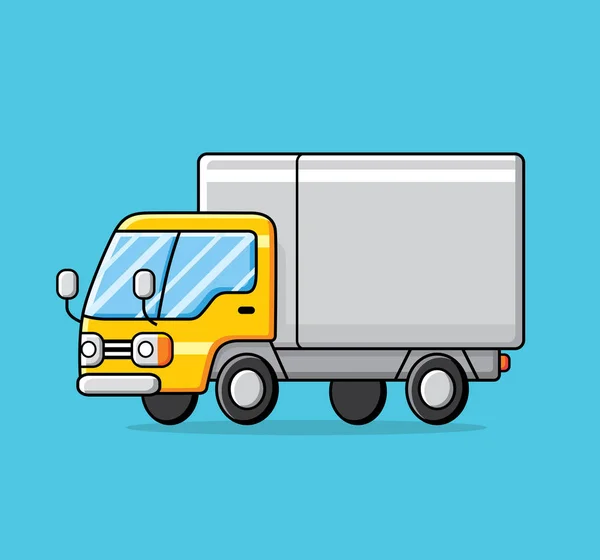 Delivery Truck Vector Icon — Stock Vector