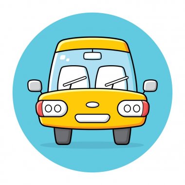 Araba Önden Görünüm simgesi.